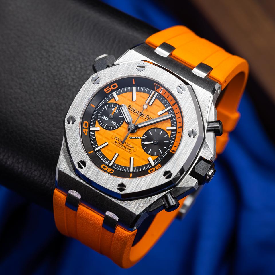 Audemars Piguet Royal Oak Offshore Chrono 42mm Orange Diver... for $27,950  for sale from a Trusted Seller on Chrono24