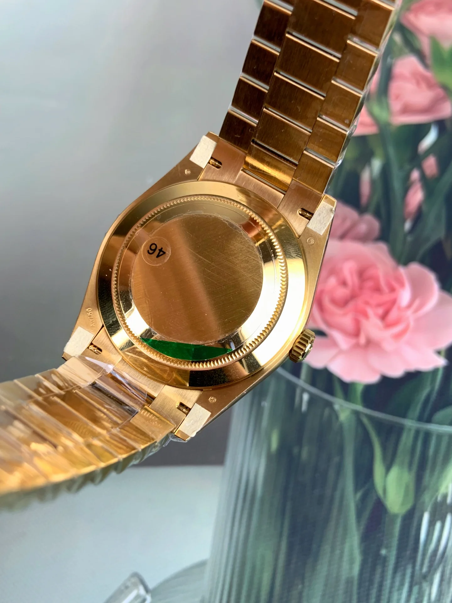 GYL Rolex Day-Date 40 Yellow Gold Black Baguette Diamond Dial (228238) V2 11 Super Clone – DD3255 Movement-GYL-GaiYalun
