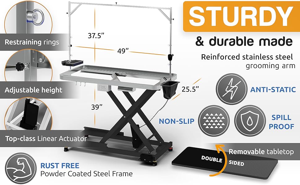 professional dog grooming table dog grooming stand dog grooming station electric grooming table