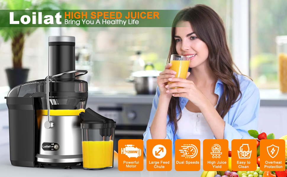 High speed juicer