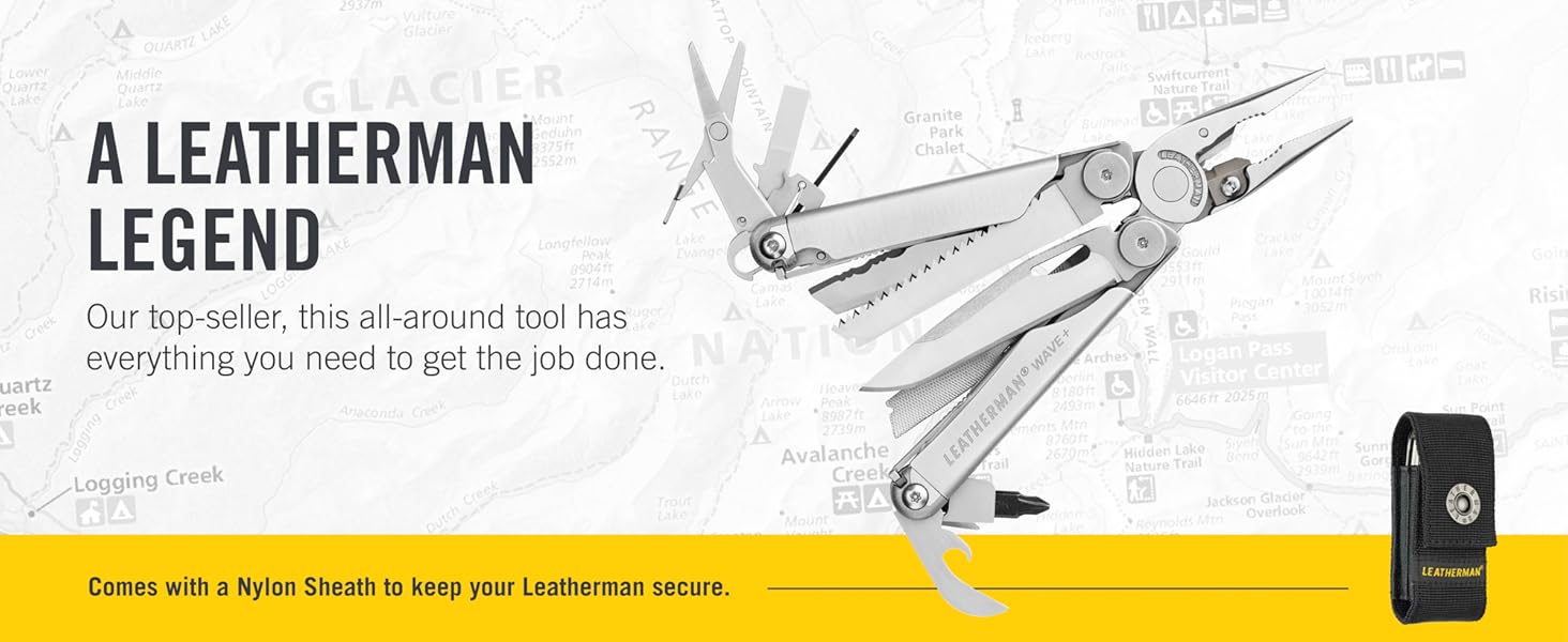 A Leatherman Legend—Our top-seller, this all-around tool has everything you need to get the job done