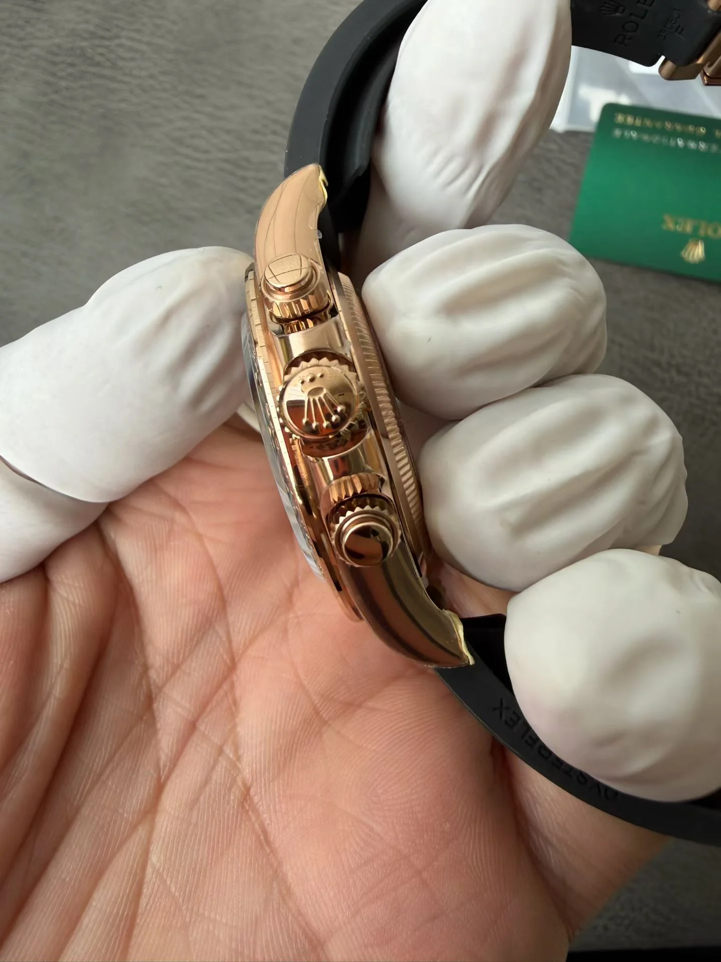 GYL Rolex Daytona 40mm Everose Gold Chocolate Dial Rubber Strap (126515LN) 11 Super Clone – DD4131 Movement-GYL-GaiYalun