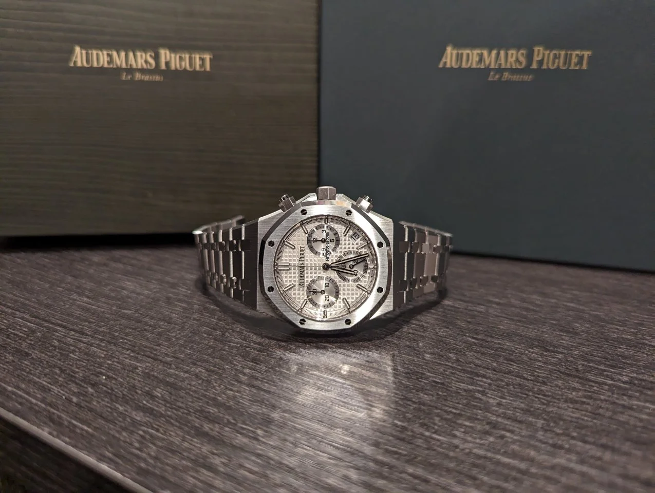 Audemars Piguet Royal Oak Chronograph NEW 26240ST White Dial... for $53,750  for sale from a Seller on Chrono24