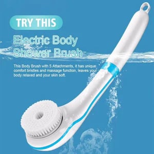 Electric Body Shower Brush（with 5 brush head）