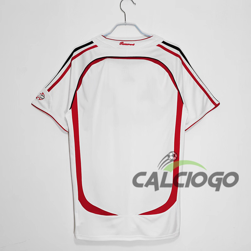 Maglia Storica AC Milan Bianco Away 2006-2007