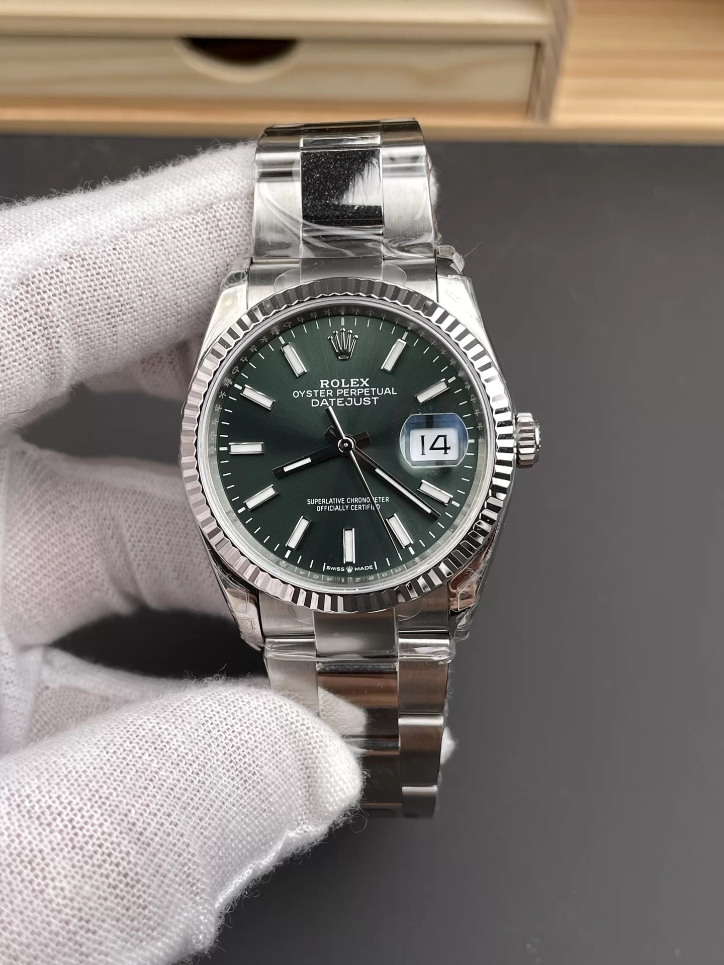 GYL Rolex Datejust 36mm Sunburst Green Dial Oyster Bracelet (126234) 1:1 Super Clone – DD3235 Movement-GYL-GaiYalun
