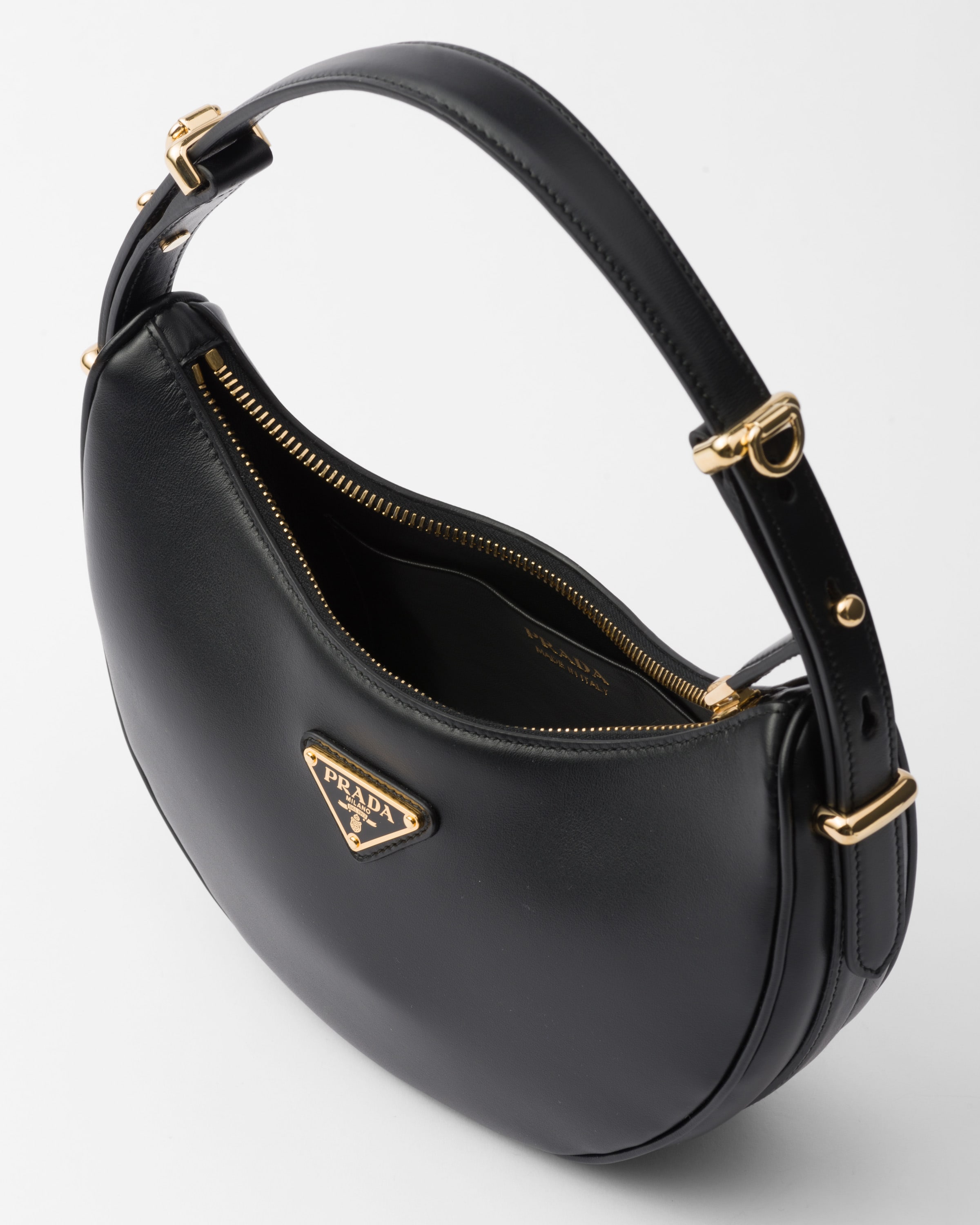 Prada Arqué leather shoulder bag